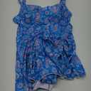 Eomenie Women's One Piece Tankini, Blue Floral Bikini (XL)