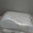 Memory Foam Pillows Neck Pillow Bed Pillow for Sleeping Ergonomic Cervical Pillow Orthopedic Contour Pillow for Side Back Stomach Sleeper (Queen(23.6*14*4.9inches), Blue)