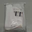 Vatge French Door Curtain Front Door Curtains for Glass Window,Sidelight Curtains for Front Door, 1 Panel, W12 x L72, Light Beige