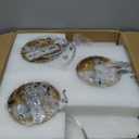 LMQNINE Pendant Lights Modern Gold Pendant Light Mini Crystal Chandelier Pendant Lighting for Kitchen Island Dinning Room Bedroom Kitchen Sink Lighting (Gold 3-Pack)