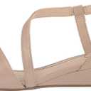LifeStride womens YasmineWedge Sandal (7.5 Wide, Tender Taupe)