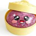 Glitter Dumpling Squishy-Rare GlitterDumpling Stress Ball, Bun Stress Relief Fidget Fidget Toys Adults & Teens