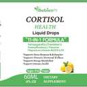 Cortisol Supplements Liquid Drops Hormone Harmony for women,11-in-1 Balance Complex Cortisol Manager with Ashwagandha,Rhodiola,Chasteberry,L-Theanine,Magnesium,Folate,Calm/Mood Support(2 FL.OZ,Lemon)
