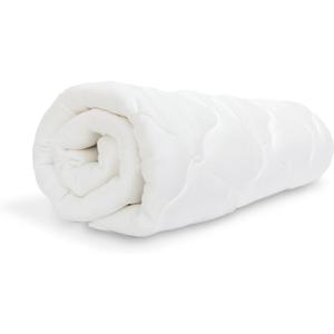 Rayon from Bamboo Extra Thick Mattress Pad with Fitted Skirt - Extra Plush Cooling Topper - Twin XL