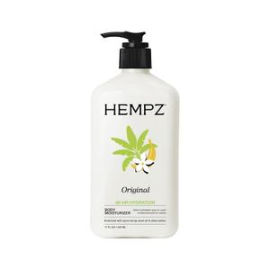 Hempz Original, Natural Hemp Seed Oil Body Moisturizer with Shea Butter and Ginseng, Original Scent, Floral Banana, 17 Fl.Oz 