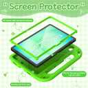 BMOUO Kids Case for Samsung Galaxy Tab A11+ Plus 11 2026/A9+ Plus 2023 11 inch Tablet, with Screen Protector, Shockproof Lightweight Stand Handle Galaxy Tab A11 Plus/A9 Plus Case for Kids, Green
