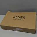 KENES Single Handle Bathroom Sink Faucet, Brushed Nickel Vanity Faucet for Bathroom Sink, with Pop Up Drain Stopper & Water Supply Lines LJ-9031 (Short)