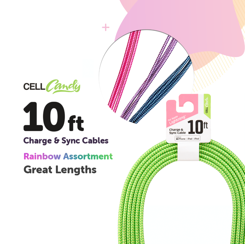 CELL CANDY, 10FT, 4 CELL CANDY, 10FT, 4