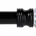 Zenna Home Decorative Drapery Rod, 42 in-120in