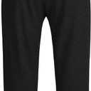 Maternity Pants Wide Leg Pregnancy Pants for Work Sweatpants Loose Maternity Loungepants Pajamawear with Adjustable Belt(Black,Large) (Black, L)