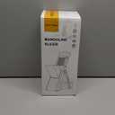 ONCE FOR ALL Upgrade Safe Mandoline Slicer Plus, Biger Size, Adjustable Vegetable Food Chopper Potato Fries Cutter, Detachable Blade, Kitchen Chopping Artifact, Gift (SkyBlue)