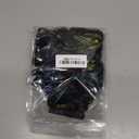 100P Religious Silicone Wristbands Bulk Bible Rubber Bracelets Faith Hope Belief Wristbands for Men Women Gifts (Black)