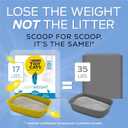 Purina Tidy Cats LightWeightInstant Action, Odor control, Multi-Cat, Clumping, 99.9 Percent Dust Free Cat Litter - 17 lb. Box