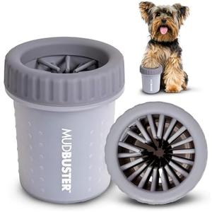 Amazon.com: Dexas MudBuster Portable Dog Paw Cleaner, Premium Quality Small Light Gray Pet Accessory : Everything Else