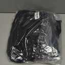 Wenrine Womens Button Down Shirt Dress Oversized Casual Short Sleeve Collared V Neck Summer Mini Dresses Black