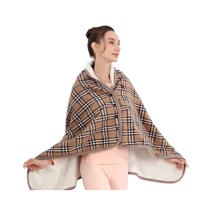 USB Heated Blanket,55 * 31.5inch Cordless Portable Electric Blanket Throw Wearable Heated Shawl,Cozy Soft Heating Blanket with 3 Heating Levels & Timing Function,Warming Wrap for Home Office