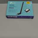 TP-Link AC600 USB WiFi Adapter for PC (Archer T2U Plus)- Wireless Network Adapter for Desktop with 2.4GHz, 5GHz High Gain Dual Band 5dBi Antenna, Supports Win11/10/8.1/8/7/XP, Mac OS 10.9-10.14, Black