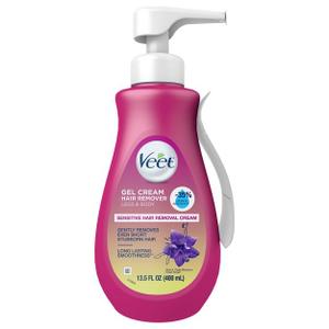 Veet Aloe Vera Legs & Body Hair Remover Gel Cream - 13.5 fl oz