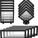 Kifmurase 15 PCS 3D Floating Display Case Challenge Coin Display Stand Holder Floating Frames Transparent PE Jewelry Storage Box Suspension Frames for Medal Specimen Medallions (3 Style)