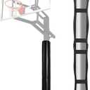 VEVOR Basketball Pole Pad, 71 inch Tall and 1.2 inch Thick Heavy Duty Wrap Around Pole Padding, Fits 2-6.3 Round & 4.5x4.5 inch Square Pole, All-Weather Waterproof Protective Pad for Basement Garage (Black)
