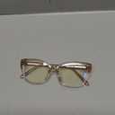 Blue Light Glasses for Woman, Fashion Cat Eye Anti Blue Light Blocking Glasses Women, TR90 Lightweight Computer Glasses for Gaming & Screen Use, Reduce Eye Strain & Improve Sleep, Champagne