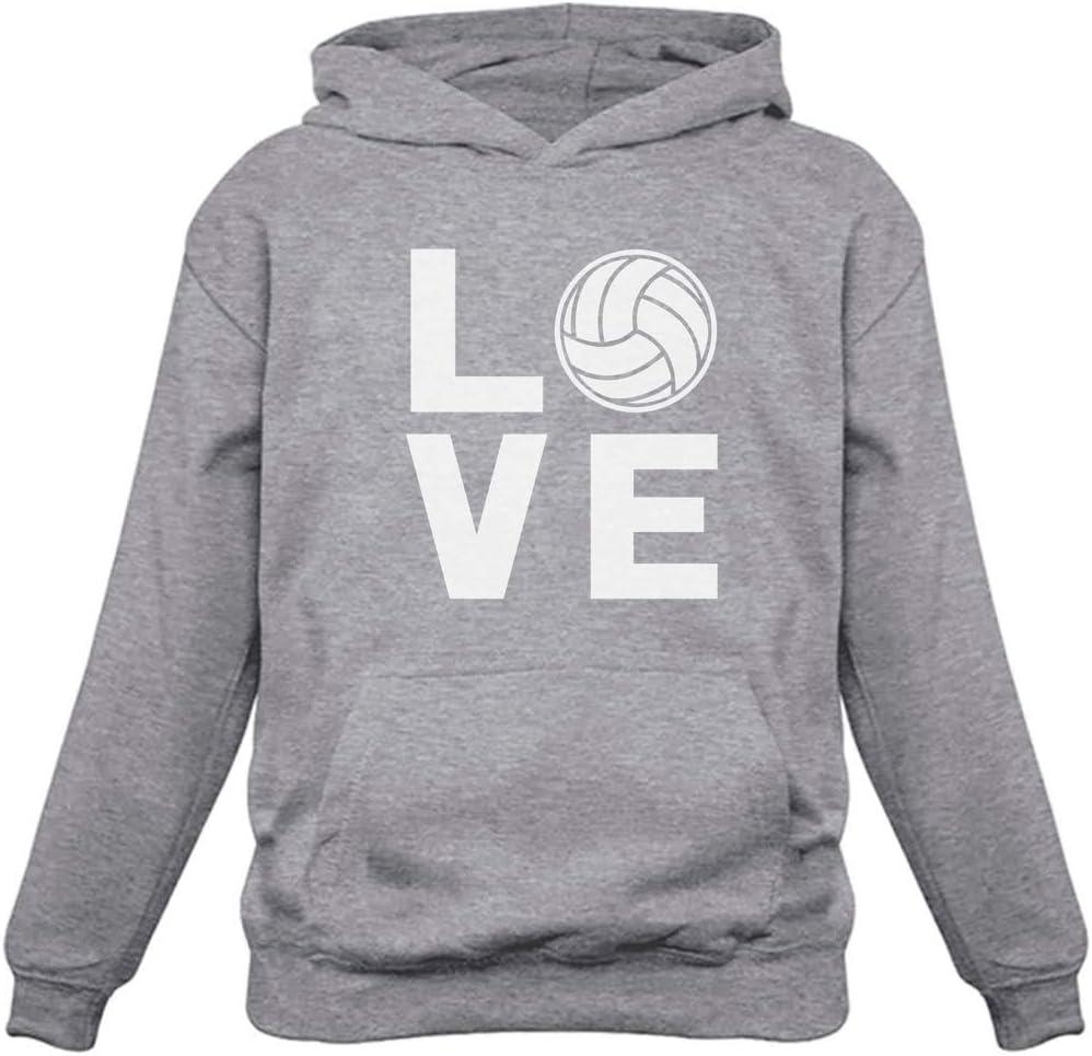 Tstars Volleyball Hoodies Gifts for Teen Girls Women Fans Team Players Love Sweatshirt Hoodie, M
