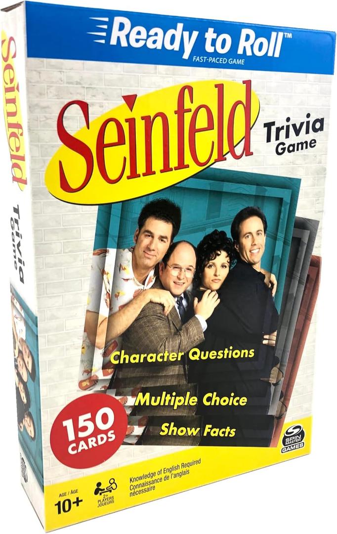 Seinfeld TV Show - Trivia Game - 150 Cards - 2 or More Players - Age 10 and Up