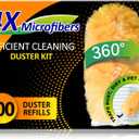 Multi Surface Duster Refills, 360-Degree Heavy Duty, 100 Count, Compatible with Swiffer Dusters