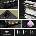 EPOMAKER Aula F108 Wireless Gaming Keyboard, Full Size Mechanical Keyboard