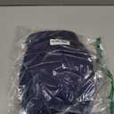 ANRABESS Womens Summer Casual Maxi Dress Short Sleeve Crewneck Split Wrinkle-Free Travel Long Sundress Beach Vacation Clothes (Large, Navy Blue)