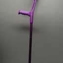 Folding Crutch (x1 Unit) Forearm Crutch Anti-Drop Cuff Reduces the Hassle of Picking Up Forearm CrutchComfortable Grip and Wear-Resistant, Non-Slip Forearm Crutch (Single Violet)