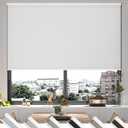 MYshade Cordless Cellular Window Shades No Tools No Drill Blackout Blinds for Indoor Windows Size 49" Wide X 72" Height White Room Darkening Window Blinds for Bedroom, Bathroom, Kitchen, Living Room