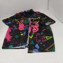 Hawaiian Shirt for Men Button Down Short Sleeve Casual Beach Shirt Summer Wear Stylish Tropical Print Shirts L