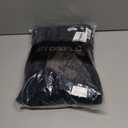 Women's Velvet V Neck Puff Sleeve Dress for Wedding Guest Cocktail Elegant Bodycon Party Midi Dress (Black, XL)