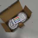 Creatrek Shower Light with Remote, Battery Operated Lights for Christmas Decor, Submersible LED Lights for Pumpkin, Bathtub, Hot Tub, Party, 2 Pack