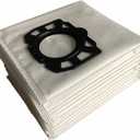 CF Clean Fairy 10Pack Replacement Fleece Filter Bags Compatible With Karcher WD4 WD5 WD5/P MV4 MV5 MV6 Wet & Dry Vacuums Replacement for Karcher 2.863-006.0