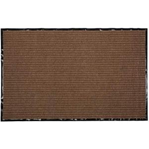 DII Durable Walk Off Utility Indoor/Outdoor Runner, 6ftx4ft, Brown