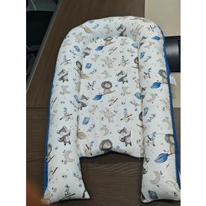 JINXIA Baby Floor Mat for Newborn, Portable Toddler Mat - Soft Baby Floor Seat Cover for Travel, Newborn Essentials - Blue