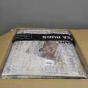 9x12 Area Rug for Living Room: Washable Large Neutral Abstract Carpet Modern Soft Low Pile Non-Slip for Bedroom Dining Room Home Office Nursery Kids Pets Friendly Indoor Floor Decor Blue Brown