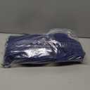 DII Basic Everyday Ribbed Tabletop 100% Cotton, Placemat Set, 13x19, Nautical Blue, 6 Piece