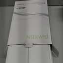 deweisn Floor Mount Tri-Fold Lighted Vanity Mirror with 21 LED Lights, Touch Screen and 3X/2X/1X Magnification, Two Power Supply Modes Make Up Mirror,Travel Mirror