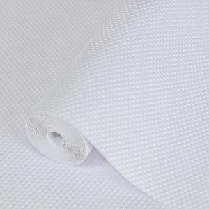 Hersvin Shelf Liners, 24 in x 20 ft Kitchen Drawer Mats, Non-Adhesive EVA Cupboard Protector, Cabinet Lining (White Dot)