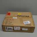 TUTOTAK C Shaped End Table with Charging Station, Set of 2, Couch Table, Tv Tray Table with 2 USB Ports and Outlets, Sofa Side Table for Small Spaces, Living Room, Bedroom TB01BK0442