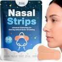 Nasal Strips for Snoring & Breathing, Reduces Nasal Congestion for Less Snoring and Better Sleep, Sweat Resistant Extra Strength Snoring Solution, Improve Sleep Quality with Nose Strips, 60 pcs