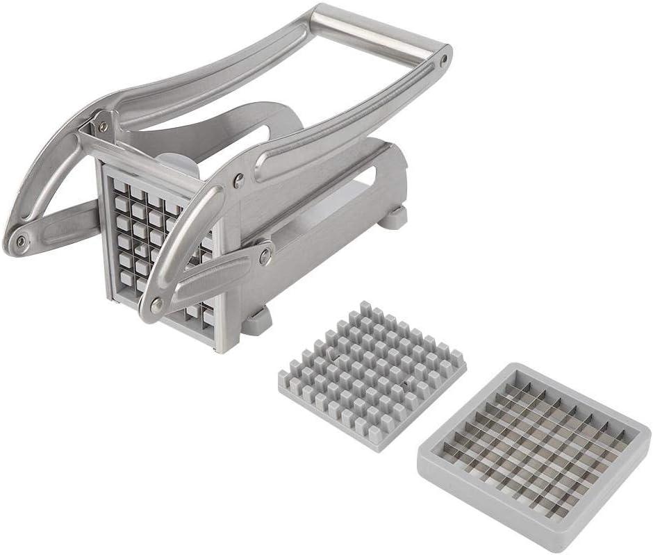 Maxmartt French Fry Cutter, Stainless Steel Potato Cutter, Potato Slicer with 8/8 Cutting Blade,Stainless Steel French Fry Press Perfect for use with Air Fryer
