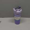 BlenderBottle Sport Sleek Insulated Stainless Steel Shaker Bottle with Wire Whisk, 25-Ounce, Lavender Ombre – Protein Shakes & Hydration for Athletes & Fitness Enthusiasts, Easy Mixing, Slim Easy to Hold, Keeps Drinks Cold, Lockable Lid