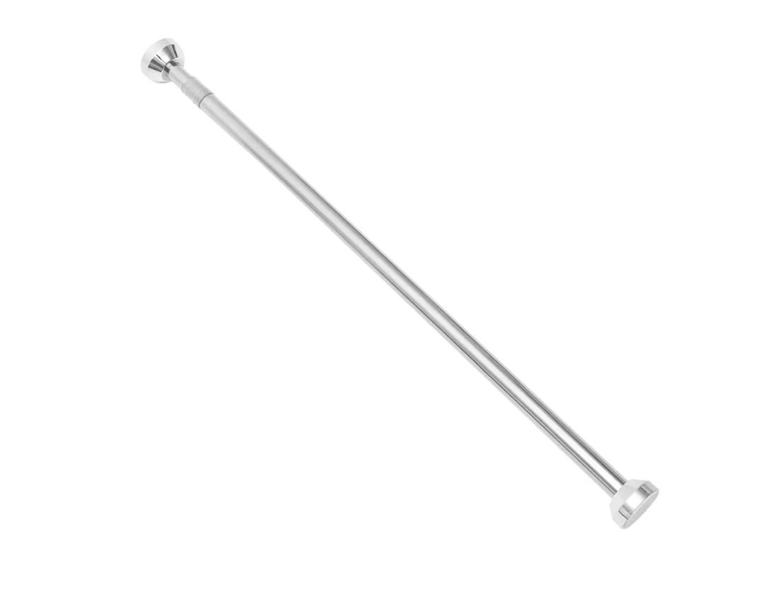 Ciieeo Adjustable Curtain Rod Telescopic Rod No Drilling for Window Bathroom Kitchen Seamless