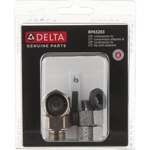 Delta Faucet RP63263, Chrome,1/2' x 3/8' (Black)