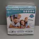 39x75 Twin Waterproof Mattress Protector Fits 9-12" Deep, Zippered Mattress Encasement Cover, WINKAURA Premium Washable Terry Top Fabric Mattress Pad Cover