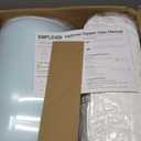 5 Inch Thick Dual Memory Foam Mattress Topper Queen for Back Pain Relief